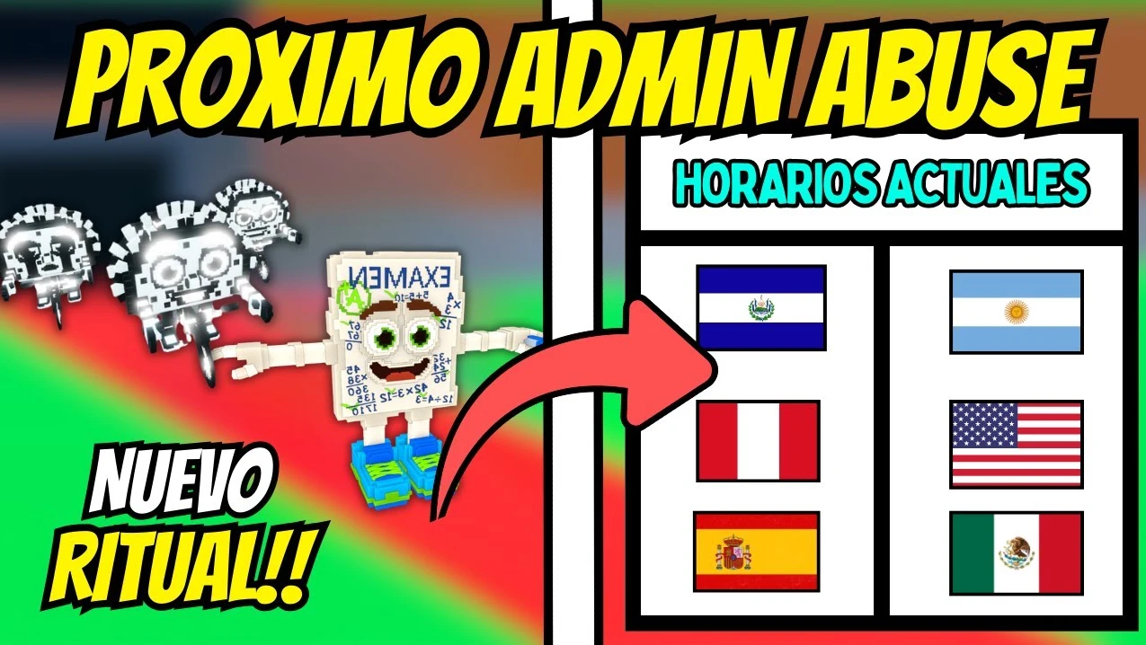 Horarios del Admin Abuse de hoy