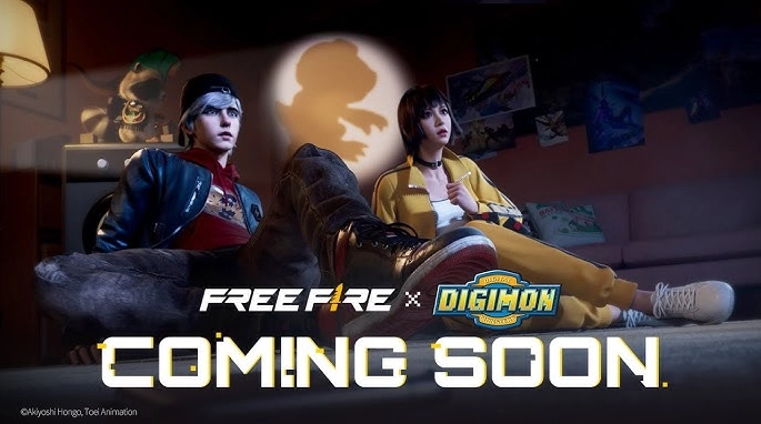 Colaboración de Free Fire x Digimon