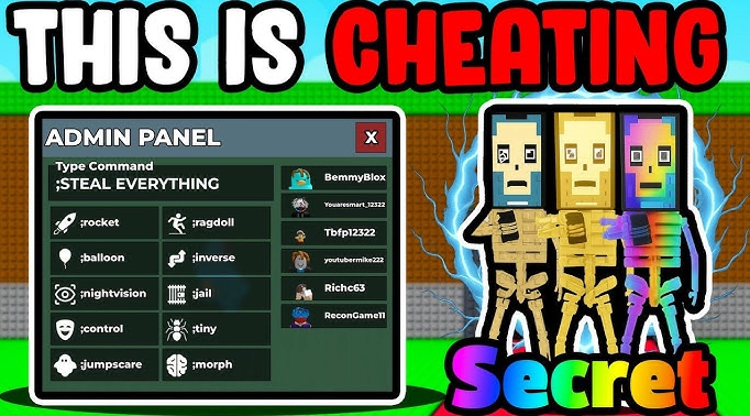 Panel de Admin Abuse en Steal a Brainrot