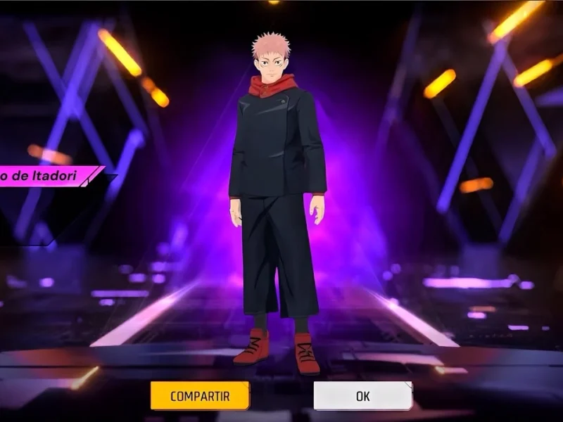 Yuji Itadori skin en Free Fire