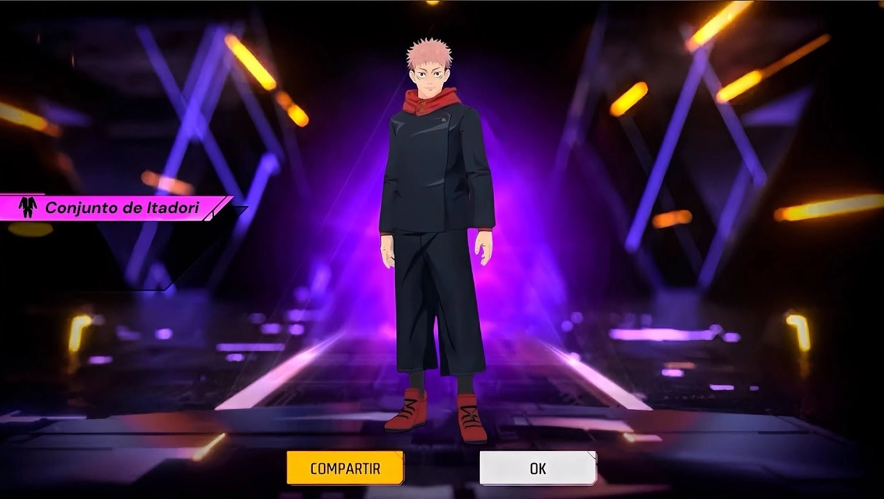 Yuji Itadori skin en Free Fire